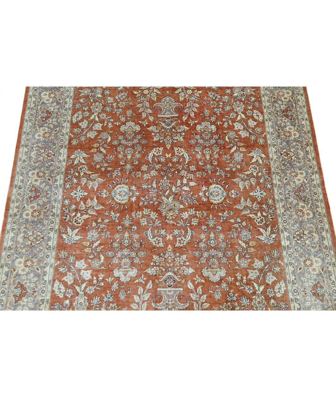 Chinese Hereke Rug 3' 0" x 4' 11" Hand-Knotted | No. AT19463