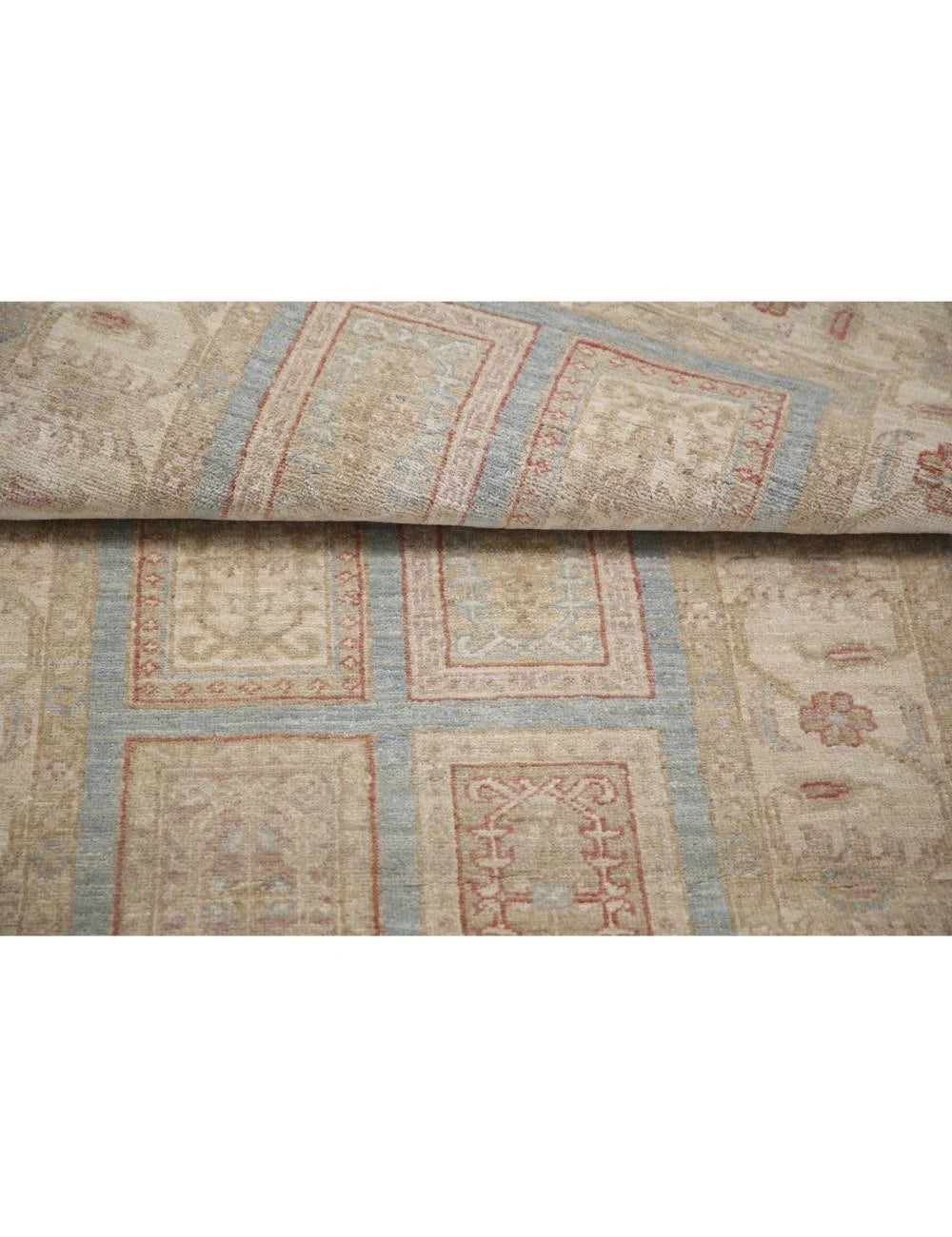 Afghan Bakhtiari Runner Rug 2' 7" x 8' 2" Hand-Knotted | No. AT19558