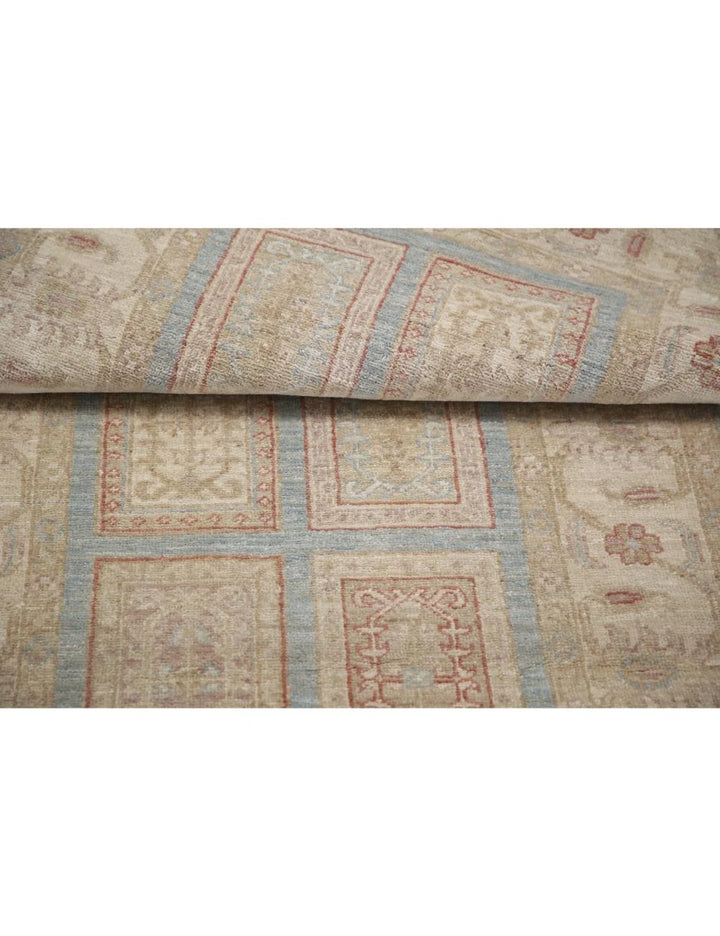 Afghan Bakhtiari Runner Rug 2' 7" x 8' 2" Hand-Knotted | No. AT19558