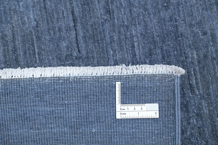 Grey Afghan Overdye Rug 8' 11" x 11' 9" Hand-Knotted | No. AT19570