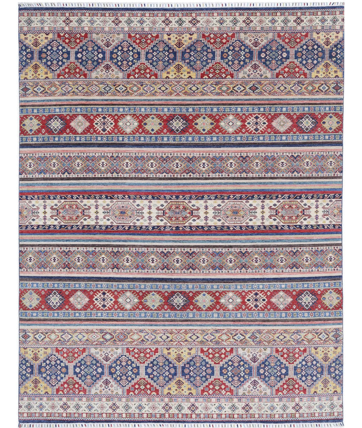 Afghan Khurjeen Rug 8' 8" x 11' 8" Hand-Knotted | No. AT19646