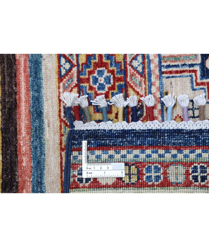 Afghan Khurjeen Rug 8' 8" x 11' 8" Hand-Knotted | No. AT19646
