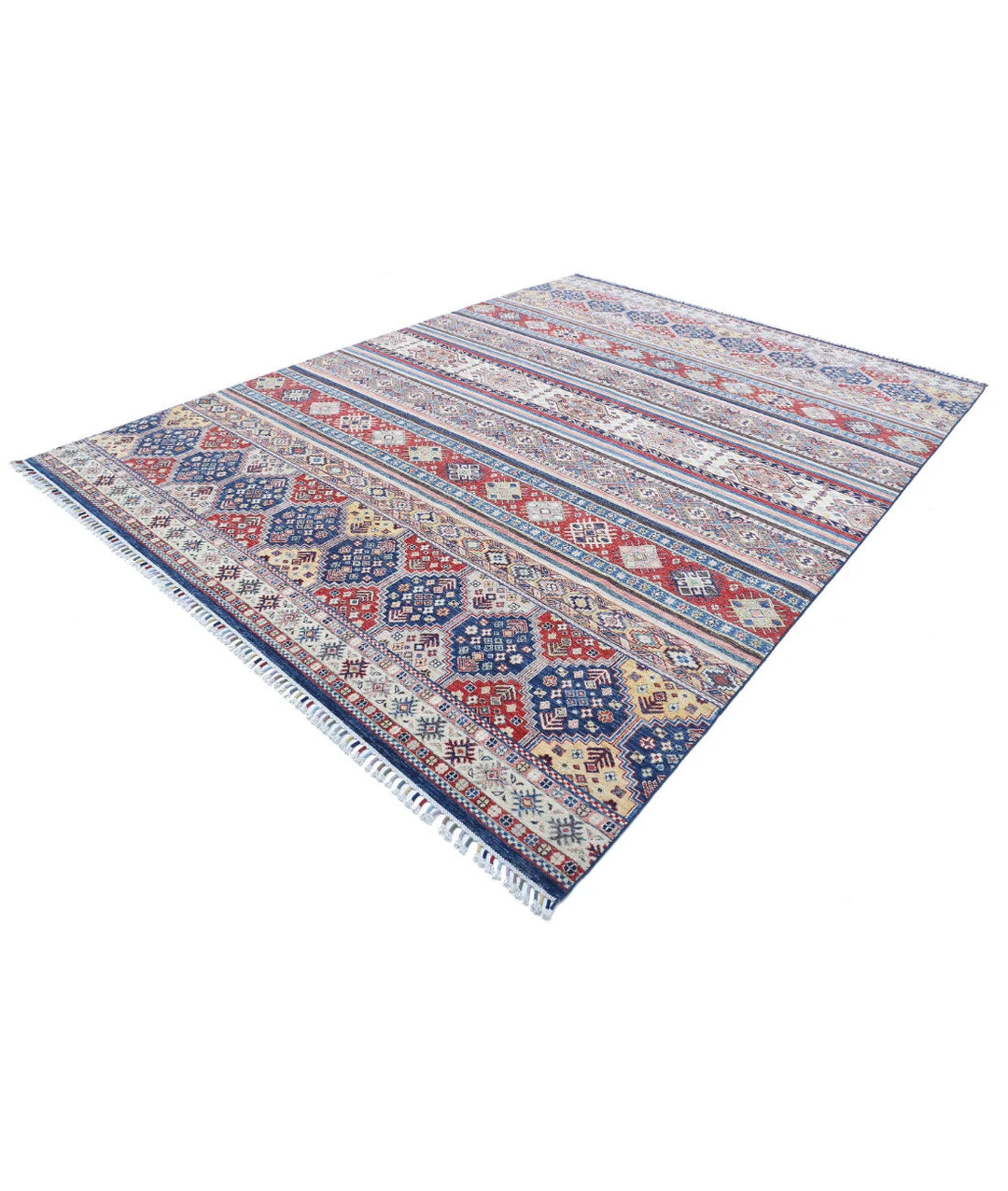 Afghan Khurjeen Rug 8' 8" x 11' 8" Hand-Knotted | No. AT19646