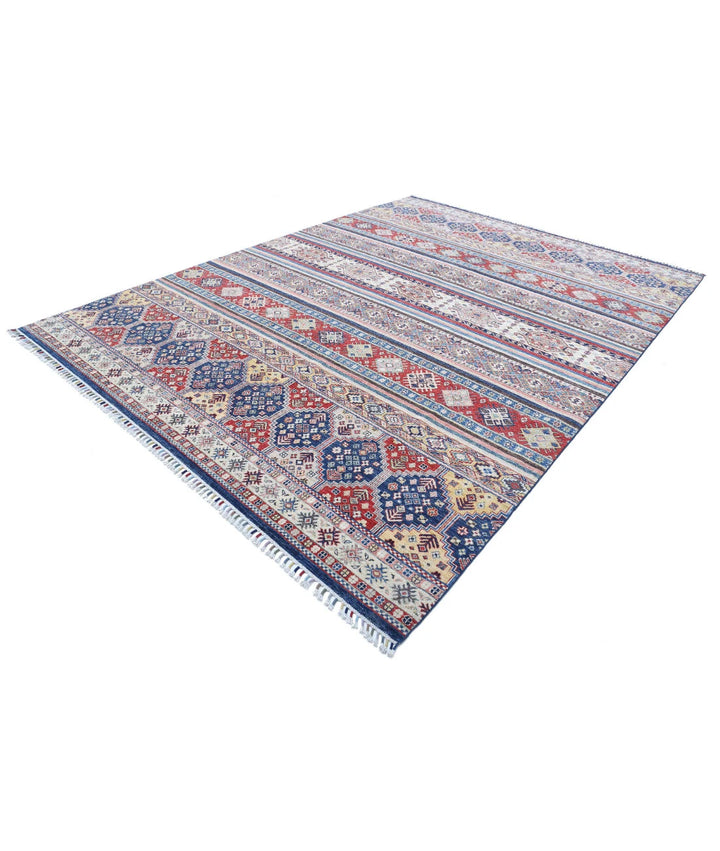 Afghan Khurjeen Rug 8' 8" x 11' 8" Hand-Knotted | No. AT19646