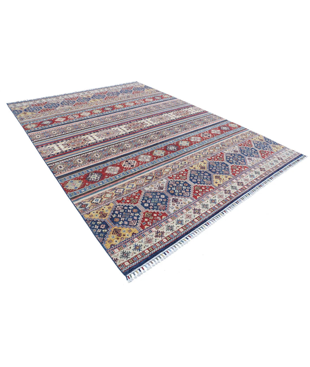 Afghan Khurjeen Rug 8' 8" x 11' 8" Hand-Knotted | No. AT19646