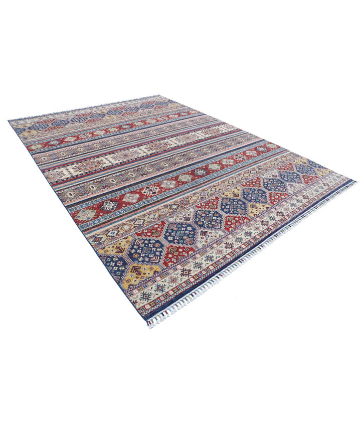 Afghan Khurjeen Rug 8' 8" x 11' 8" Hand-Knotted | No. AT19646