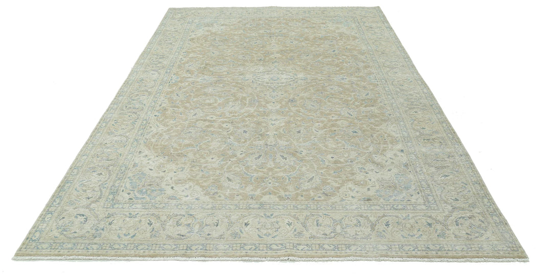 Persian Nain Rug 6' 7" x 10' 1" Hand-Knotted | No. AT19657