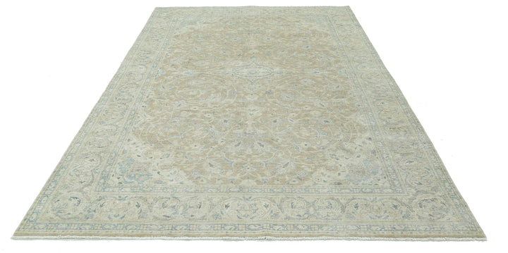 Persian Nain Rug 6' 7" x 10' 1" Hand-Knotted | No. AT19657