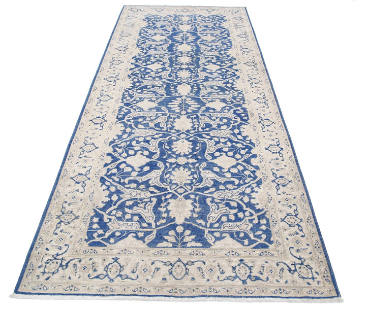 Afghan Serenity Rug 4' 3" x 9' 11" Hand-Knotted | No. AT19734
