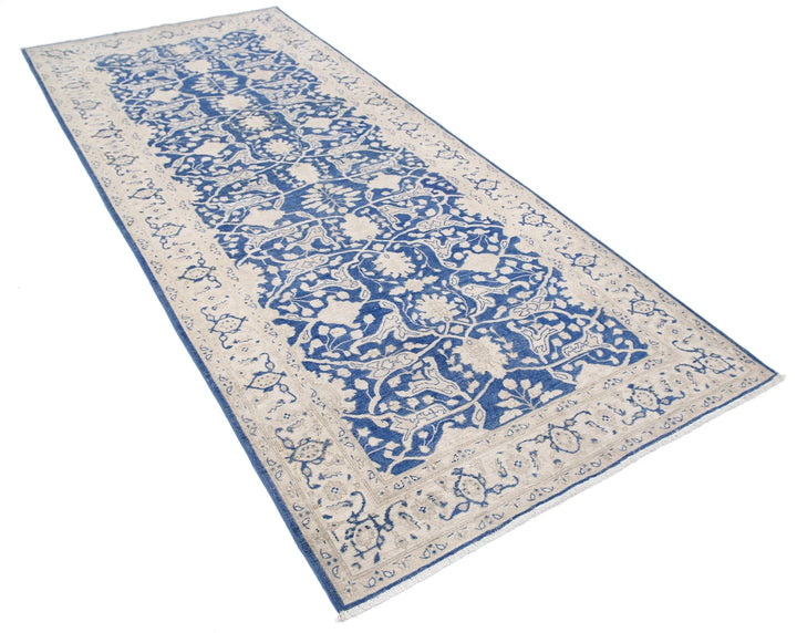 Afghan Serenity Rug 4' 3" x 9' 11" Hand-Knotted | No. AT19734