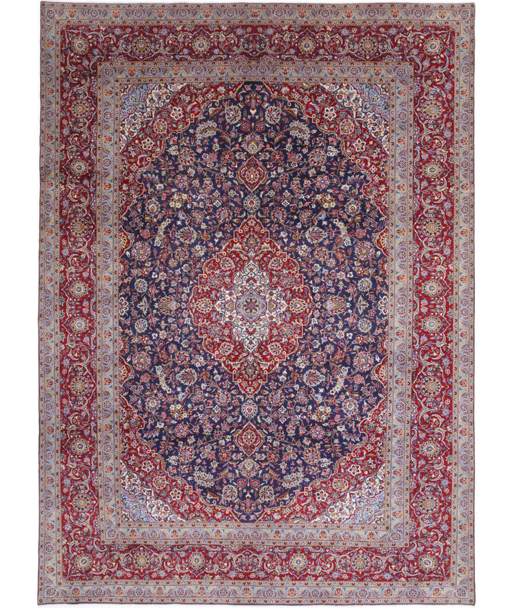 Persian Kashan Rug 9' 6" x 13' 3" Hand-Knotted | No. AT19852