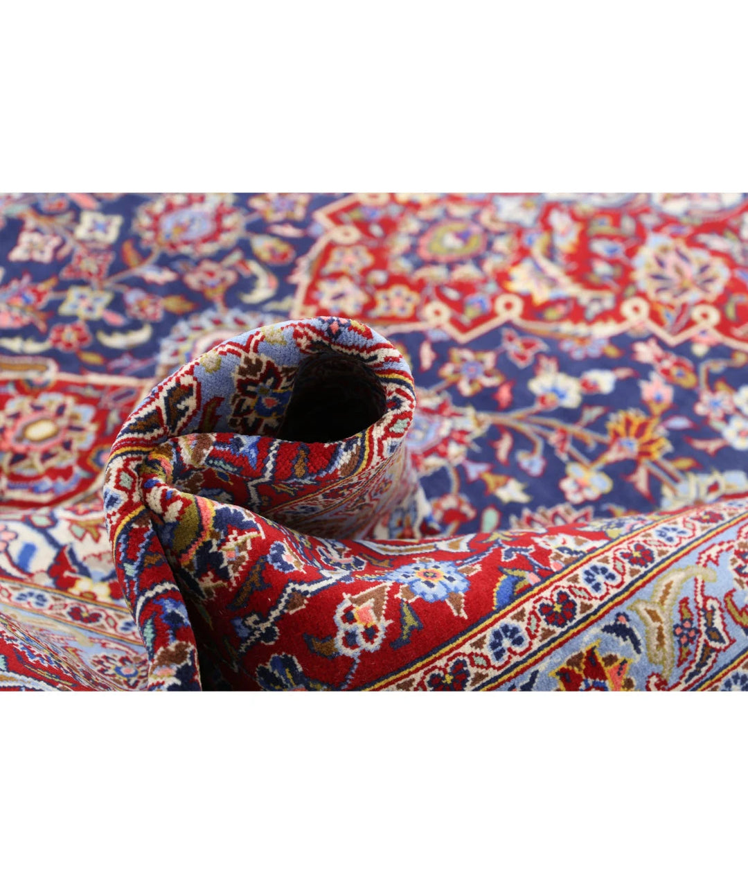 Persian Kashan Rug 9' 6" x 13' 3" Hand-Knotted | No. AT19852