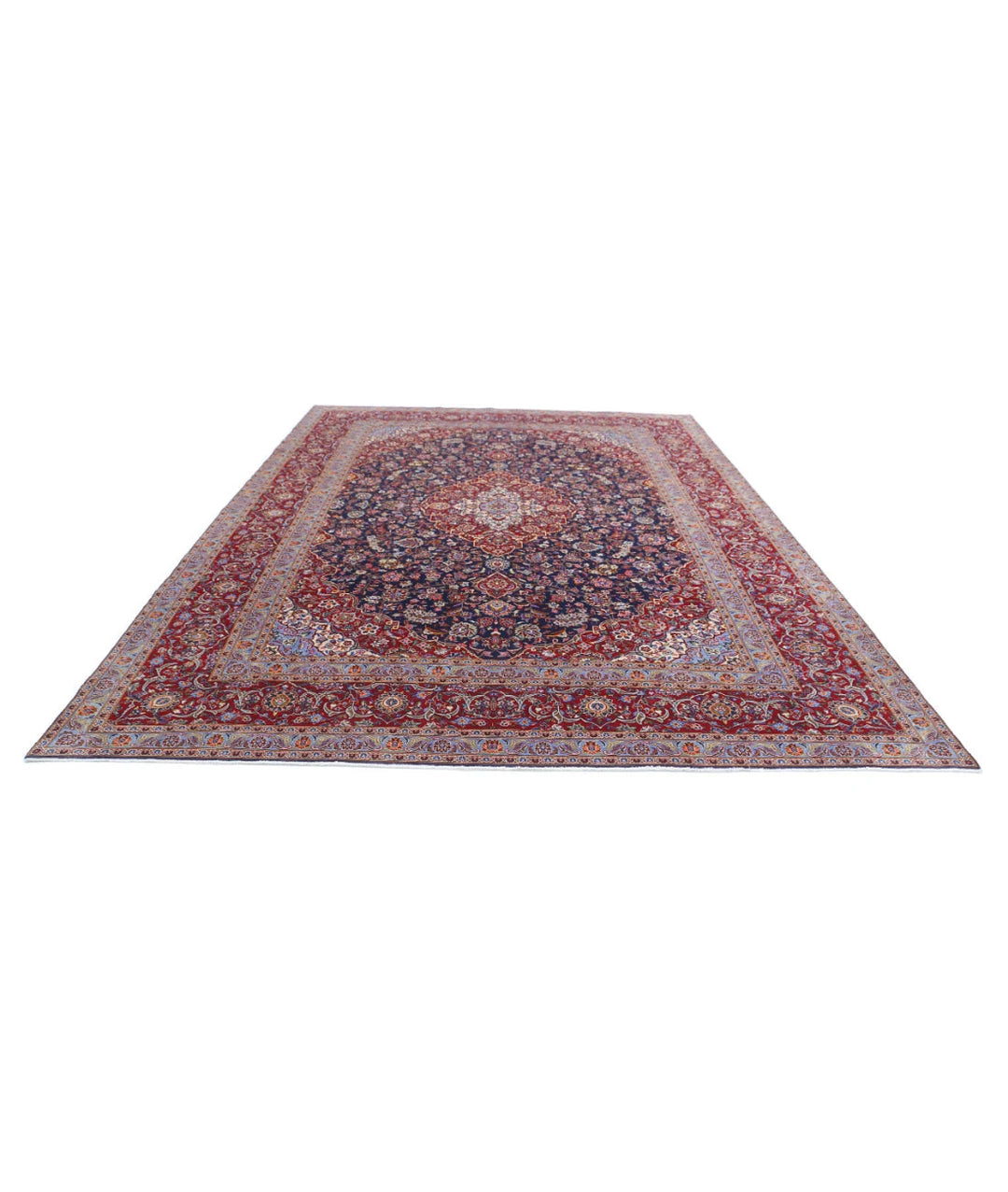 Persian Kashan Rug 9' 6" x 13' 3" Hand-Knotted | No. AT19852