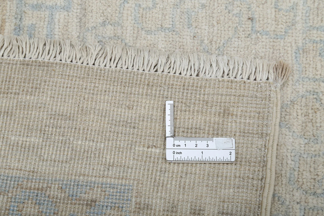 Blue Afghan Khotan Rug 12' 3" x 17' 9" Hand-Knotted | No. AT19870