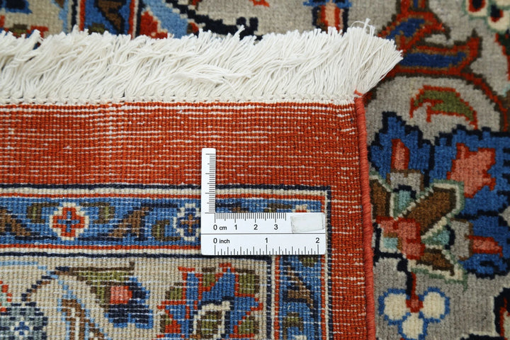 Indian Tabriz Rug 9' 8" x 12' 10" Hand-Knotted | No. AT19973