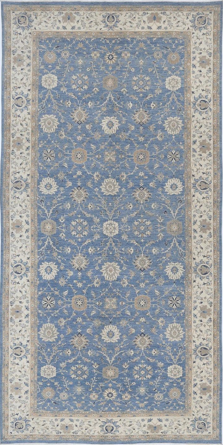 Afghan Ziegler Rug 9' 11" x 20' 8" Hand-Knotted | No. AT20033