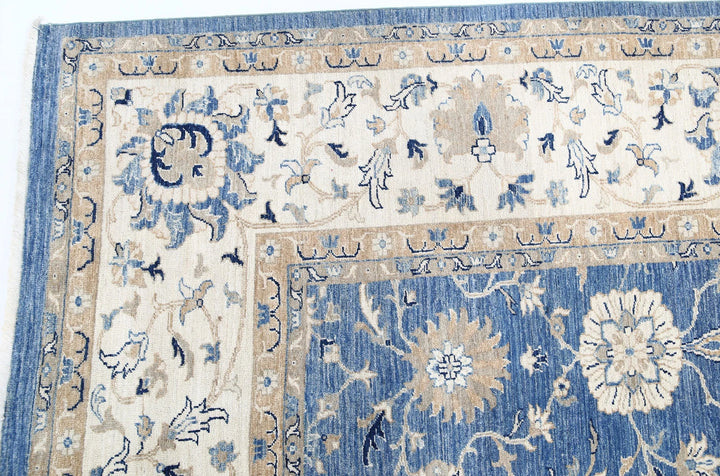 Afghan Ziegler Rug 9' 11" x 20' 8" Hand-Knotted | No. AT20033