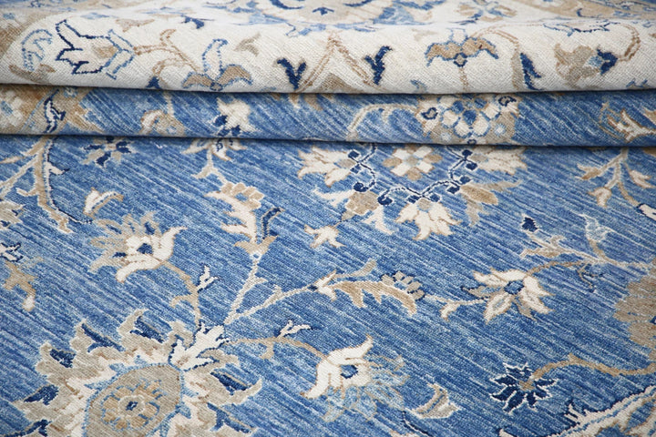 Afghan Ziegler Rug 9' 11" x 20' 8" Hand-Knotted | No. AT20033