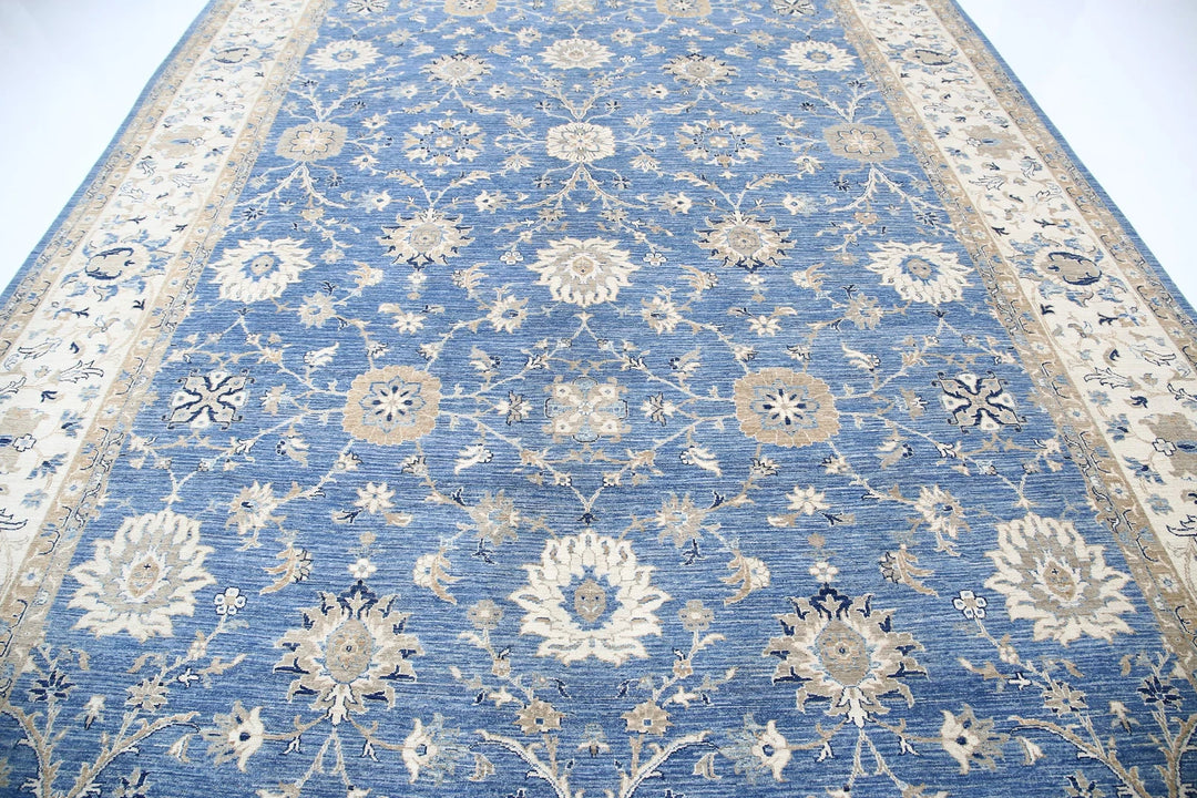Afghan Ziegler Rug 9' 11" x 20' 8" Hand-Knotted | No. AT20033