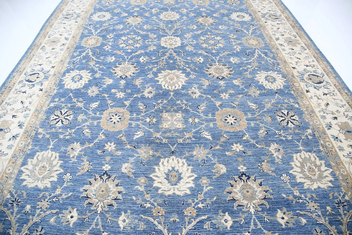 Afghan Ziegler Rug 9' 11" x 20' 8" Hand-Knotted | No. AT20033