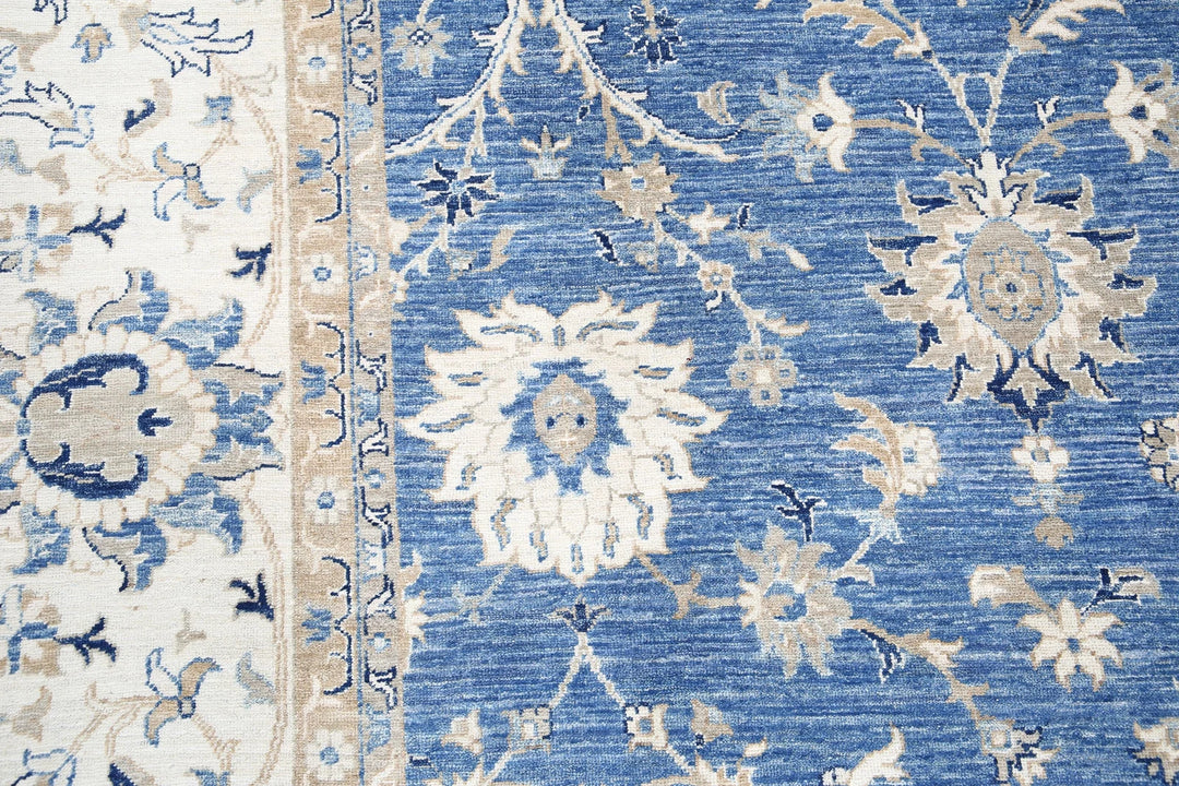 Afghan Ziegler Rug 9' 11" x 20' 8" Hand-Knotted | No. AT20033