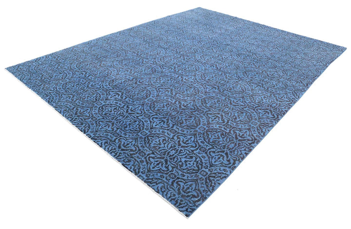 Afghan Overdye Rug 8' 10" x 11' 9" Hand-Knotted | No. AT20129