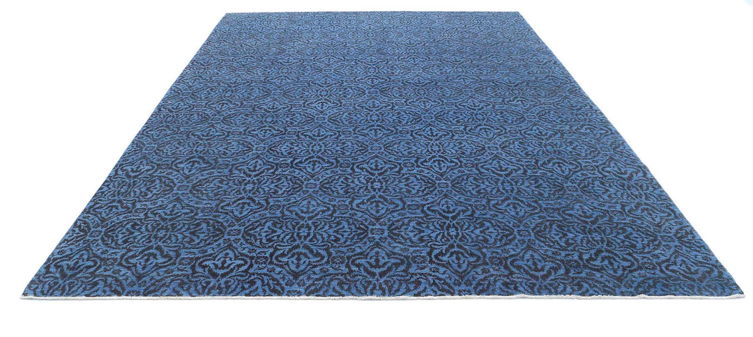 Afghan Overdye Rug 8' 10" x 11' 9" Hand-Knotted | No. AT20129