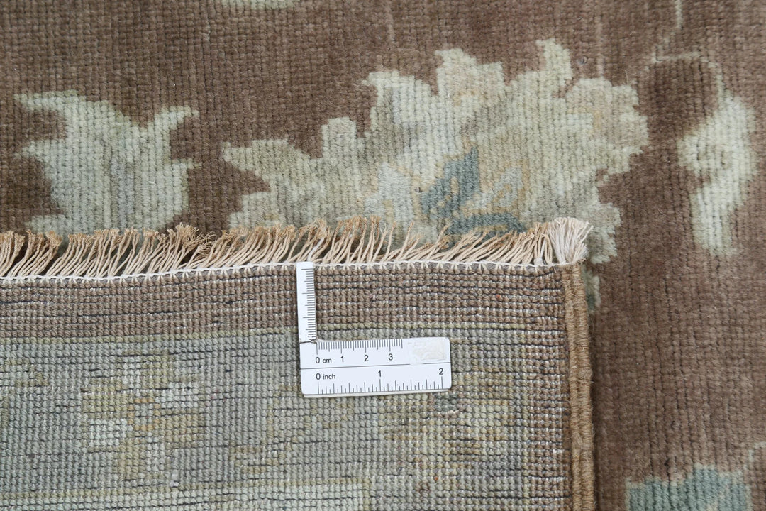 Indian Ziegler Rug 8' 10" x 11' 9" Hand-Knotted | No. AT20203