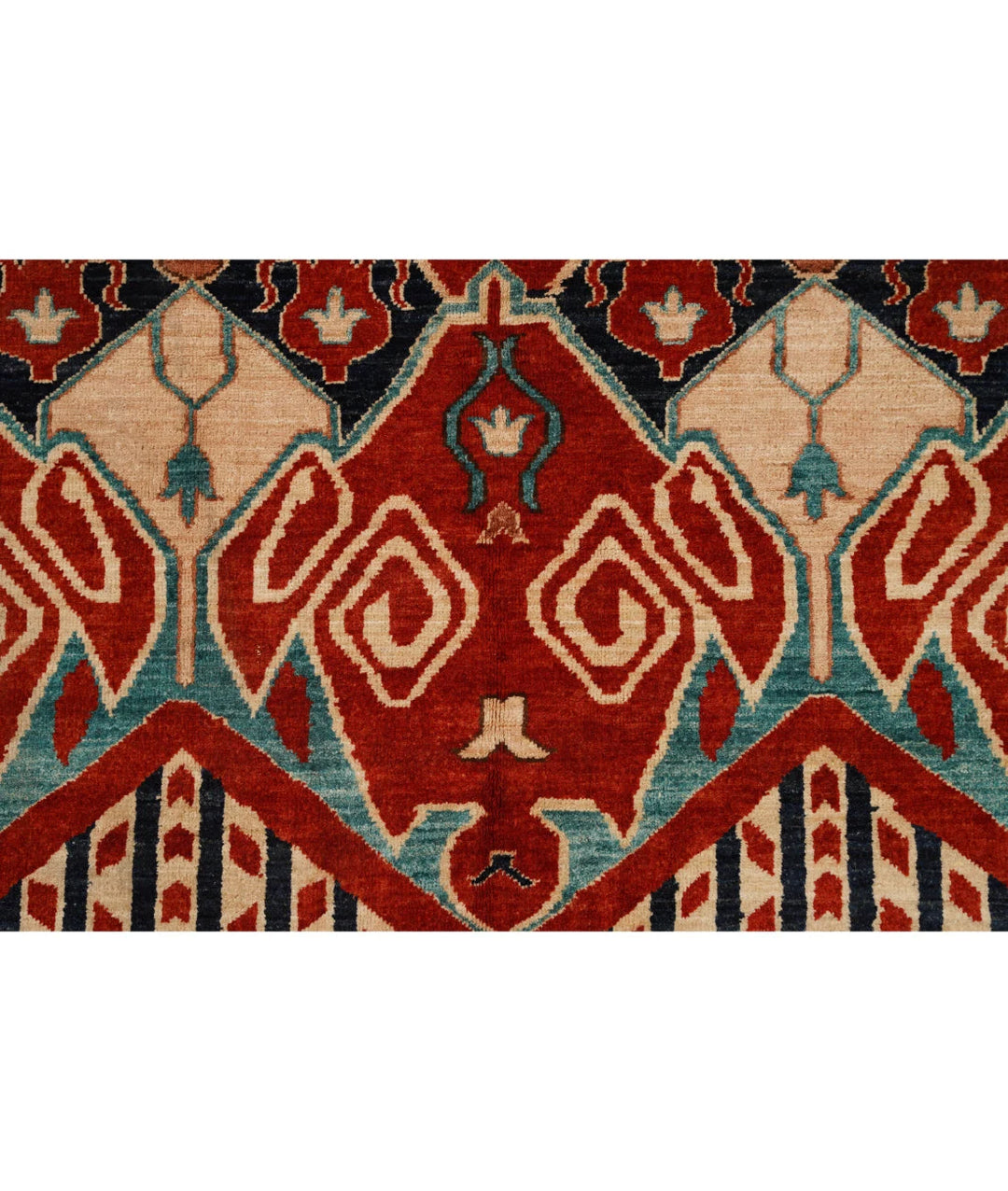 Afghan Artemix Rug 8' 1" x 10' 0" Hand-Knotted | No. AT20355
