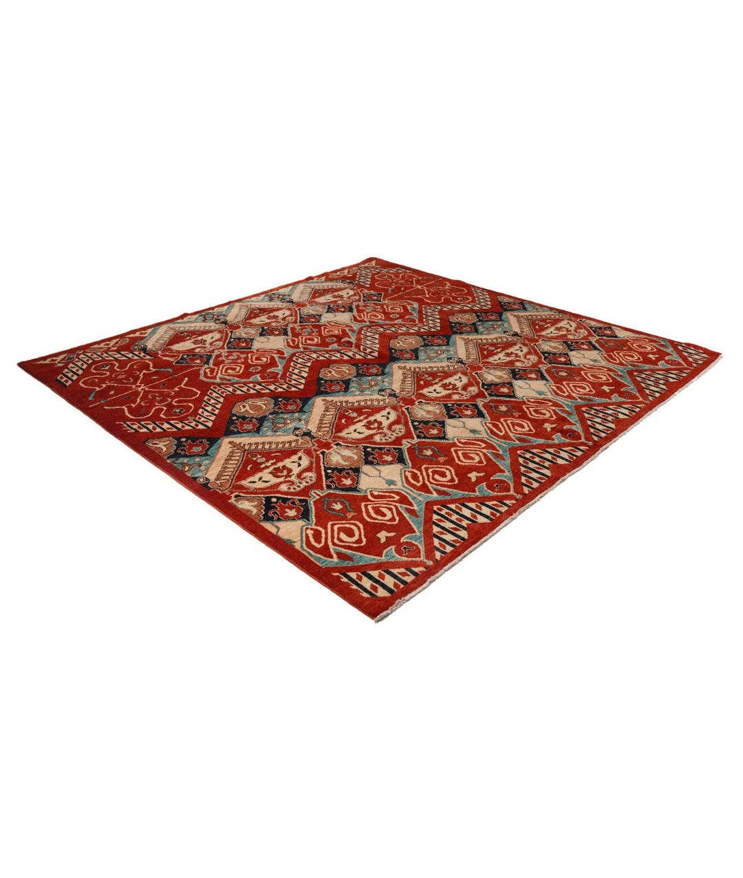 Afghan Artemix Rug 8' 1" x 10' 0" Hand-Knotted | No. AT20355