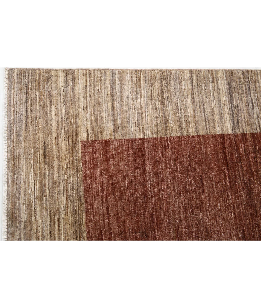 Afghan Oriental Rug 5' 6" x 7' 9" Hand-Knotted | No. AT20389