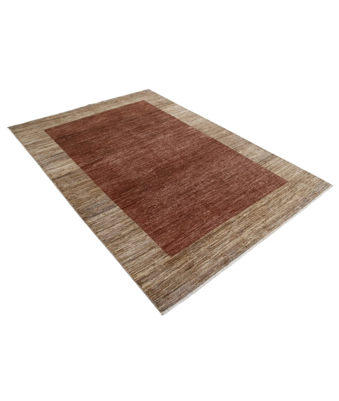 Afghan Oriental Rug 5' 6" x 7' 9" Hand-Knotted | No. AT20389