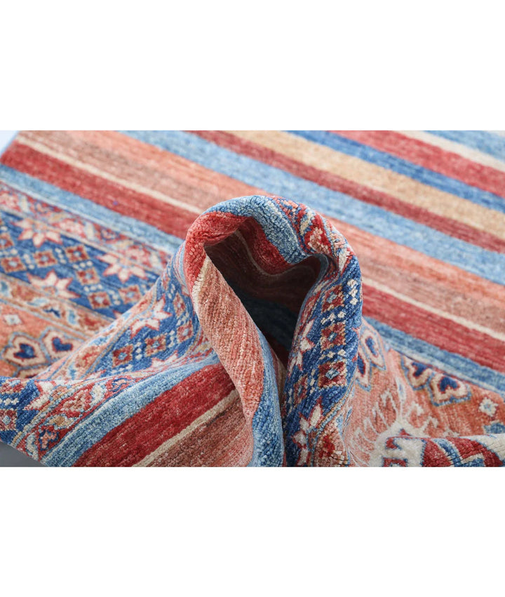 Afghan Khurjeen Rug 2' 8" x 3' 8" Hand-Knotted | No. AT20401