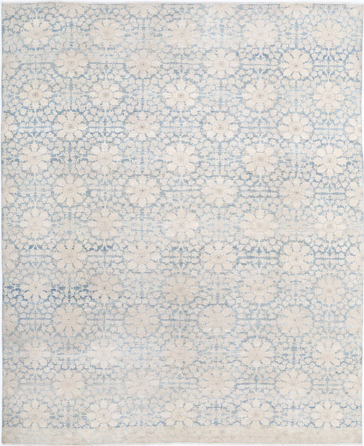 Afghan Oriental Rug 7' 9" x 9' 7" Hand-Knotted | No. AT20449