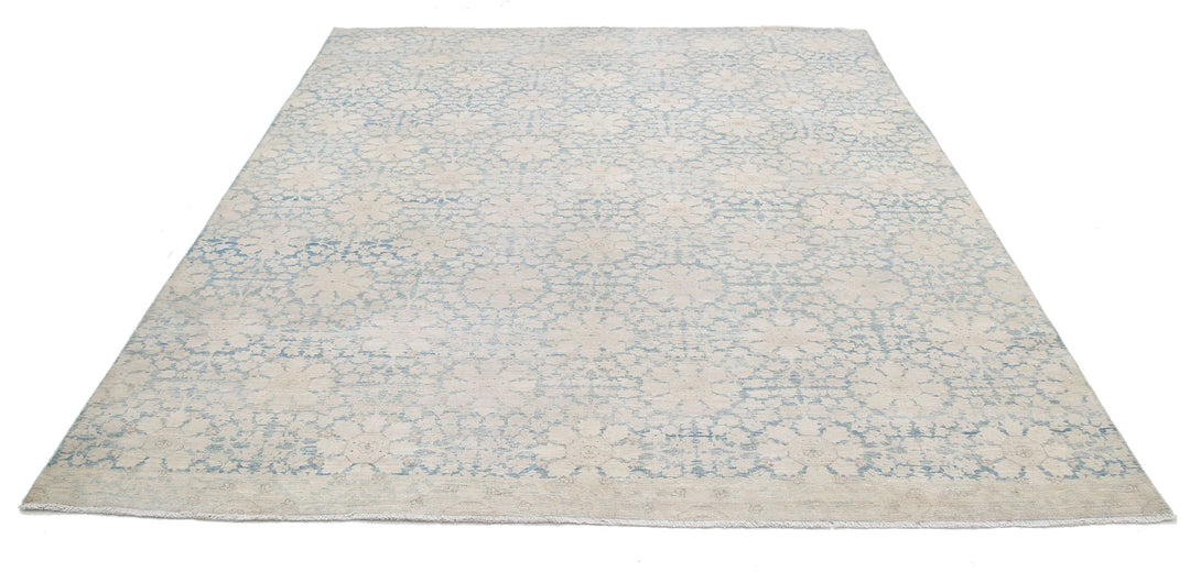 Afghan Oriental Rug 7' 9" x 9' 7" Hand-Knotted | No. AT20449