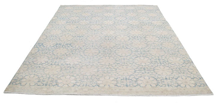 Afghan Oriental Rug 7' 9" x 9' 7" Hand-Knotted | No. AT20449