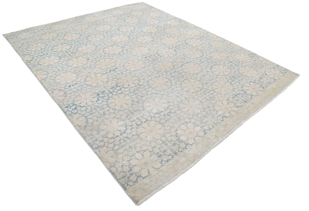 Afghan Oriental Rug 7' 9" x 9' 7" Hand-Knotted | No. AT20449