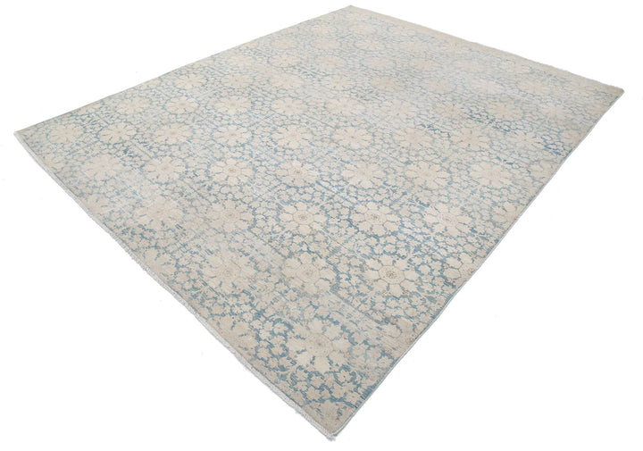 Afghan Oriental Rug 7' 9" x 9' 7" Hand-Knotted | No. AT20449