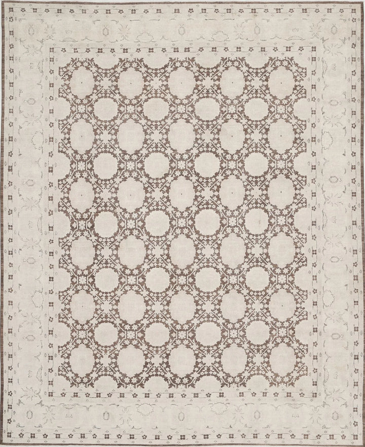 Afghan Serenity Rug 11' 8" x 14' 5" Hand-Knotted | No. AT20523