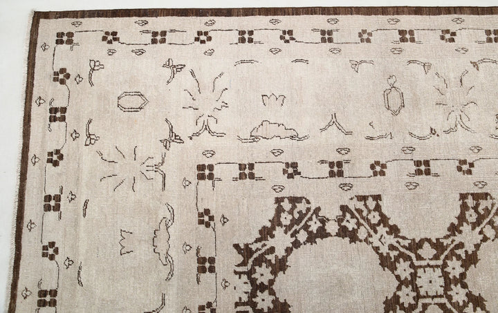 Afghan Serenity Rug 11' 8" x 14' 5" Hand-Knotted | No. AT20523