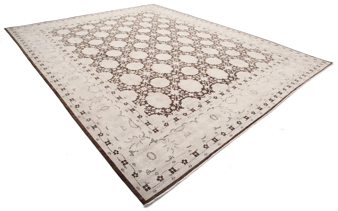 Afghan Serenity Rug 11' 8" x 14' 5" Hand-Knotted | No. AT20523