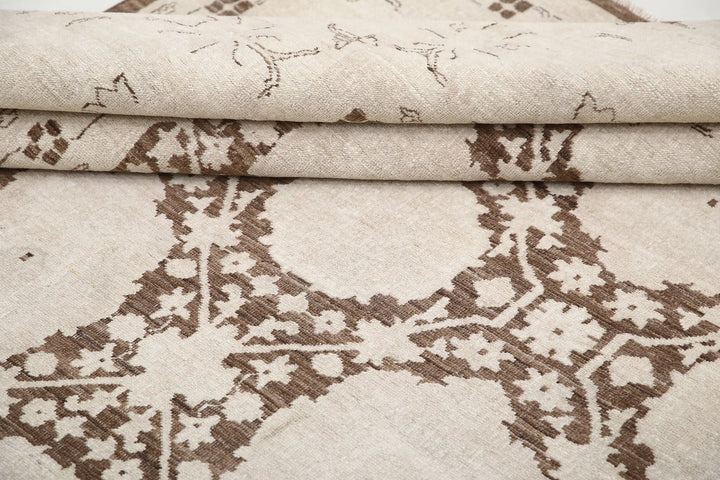 Afghan Serenity Rug 11' 8" x 14' 5" Hand-Knotted | No. AT20523