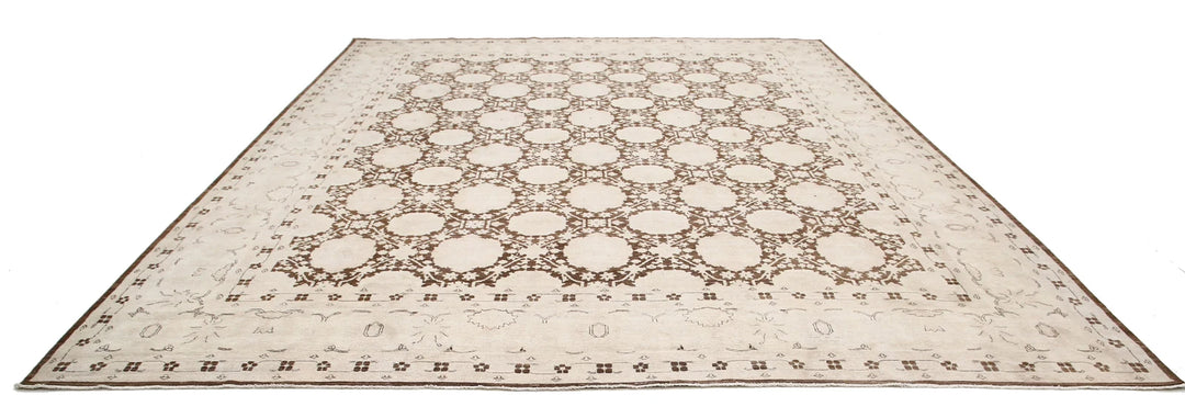 Afghan Serenity Rug 11' 8" x 14' 5" Hand-Knotted | No. AT20523