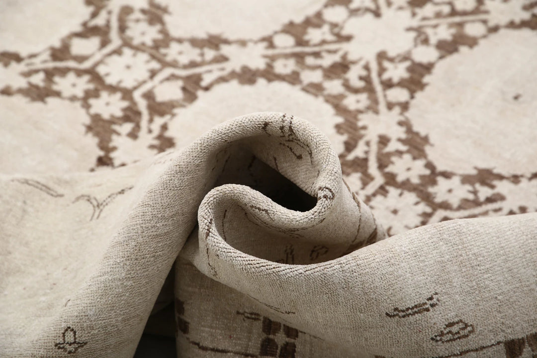 Afghan Serenity Rug 11' 8" x 14' 5" Hand-Knotted | No. AT20523