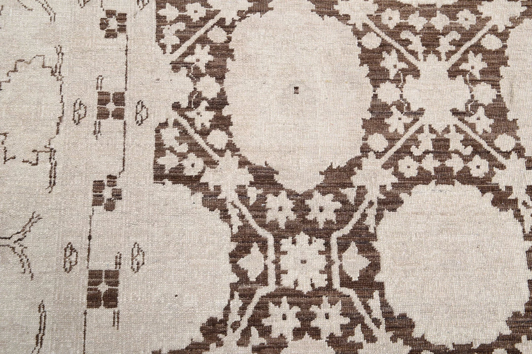 Afghan Serenity Rug 11' 8" x 14' 5" Hand-Knotted | No. AT20523