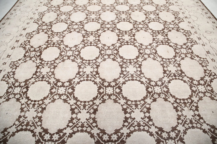 Afghan Serenity Rug 11' 8" x 14' 5" Hand-Knotted | No. AT20523