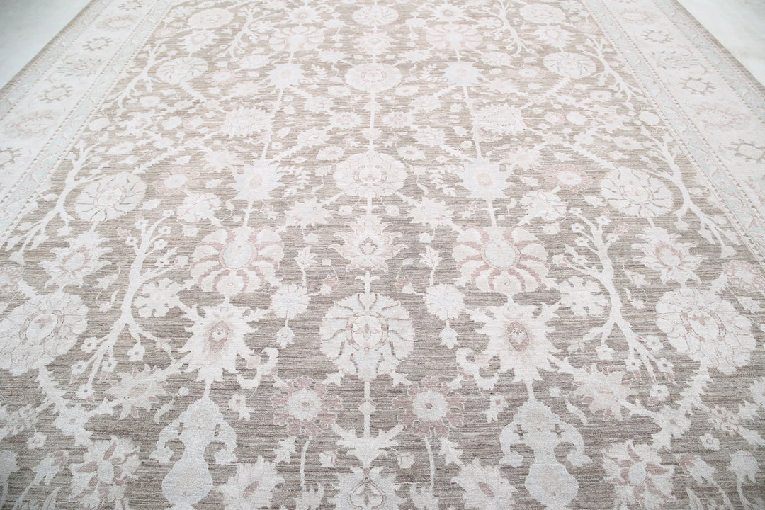 Afghan Serenity Rug 12' 10" x 18' 10" Hand-Knotted | No. AT20560