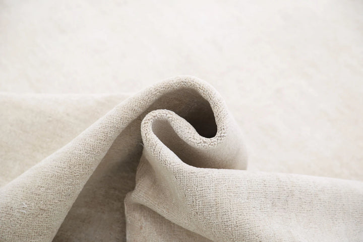 Ivory Afghan Serenity Rug 12' 0" x 16' 2" Hand-Knotted | No. AT20597