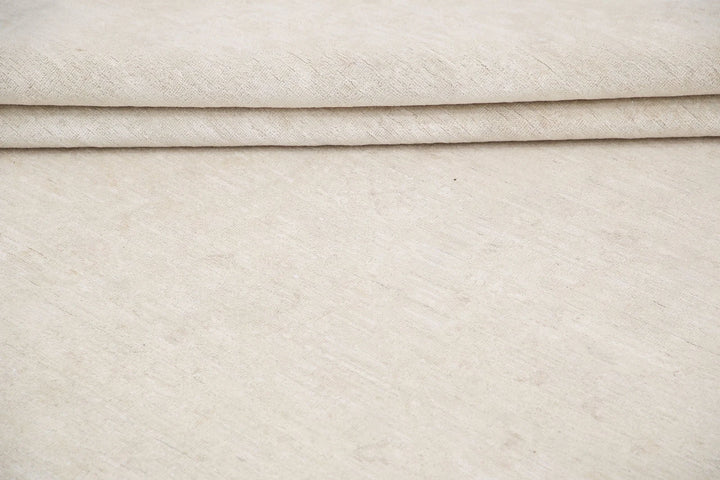 Ivory Afghan Serenity Rug 12' 0" x 16' 2" Hand-Knotted | No. AT20597