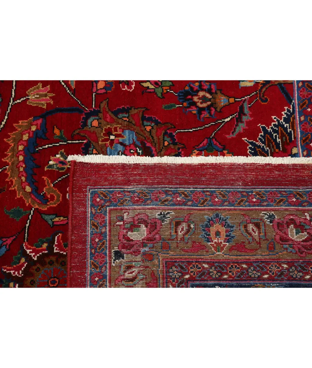 Persian Mashad Rug 11' 8" x 18' 0" Hand-Knotted | No. AT20668